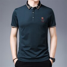 夏季短袖T恤时尚潮流POLO衫半袖2023新品休闲商务男装ZLF525-P50，男装Polo衫，星座1105-3