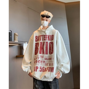 美式高街卫衣男女韩版宽松百搭连帽字母2024秋冬ins外套WB306-P59图片
