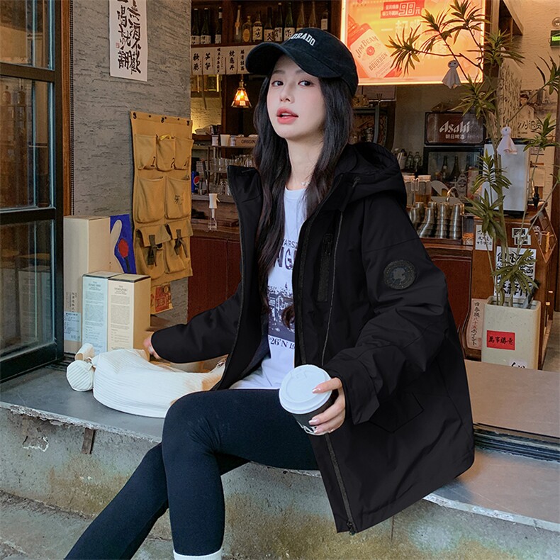 新款现货主推羽绒冲锋衣9911-P245-K368,女装羽绒服,2C129