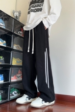 青少年秋冬条纹休闲潮牌得物二开经运动裤子XZ301b-2-CK711P32，女装休闲裤，星座301B-2（原A443-1）