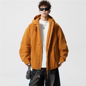 M-3XL B353 3815 P220 黑连帽2025冬羽绒服【标50控活动价338】图片