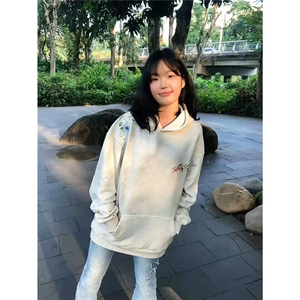 刺绣卫衣男女韩版潮流宽松百搭帅气2025秋冬ins新款外套WB498-P55图片