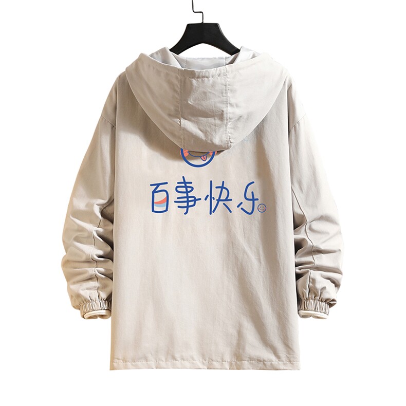 JK41183-P85加棉款-P115纯棉连帽夹克男士大码工装夹克男砖墙,男装夹克,电商A040A