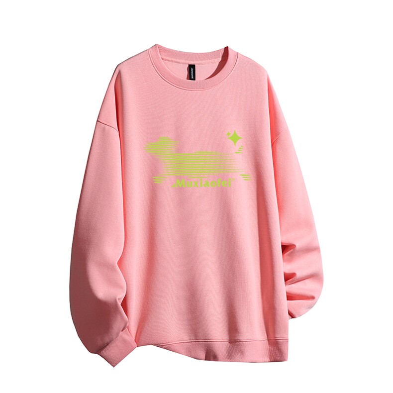 得物供货、复合重磅420克现货圆领卫衣宽松HD019-1-HMY282-P35,男装卫衣,电商019-1