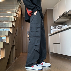 现货！秋冬男士大码工装裤冲锋裤宽松休闲裤K76-特批38-控68，男装休闲裤，星座617B