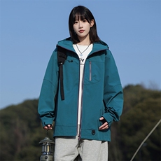 新款男女高品质户外登山服青少年学生冲锋衣夹克外套HS6633-P80，男装夹克，星座1206（原A206）