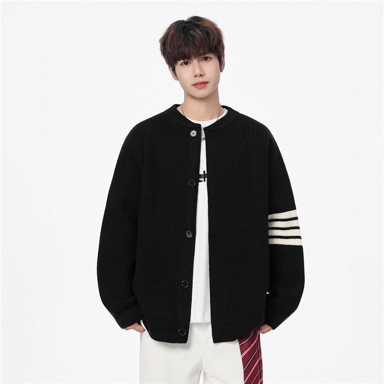 【新品】2025秋冬男士时尚休闲百搭针织连帽毛衣潮流-M270-P55，男装针织衫/毛衣，星座1105-1