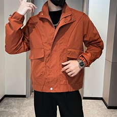 工装外套男新款潮流短款夹克衣服男士春秋款上衣，男装夹克，星座1013
