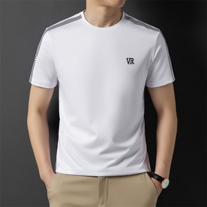 夏季简约宽松百搭短袖打底体恤男士潮流休闲时尚男装HX23102-P55图片