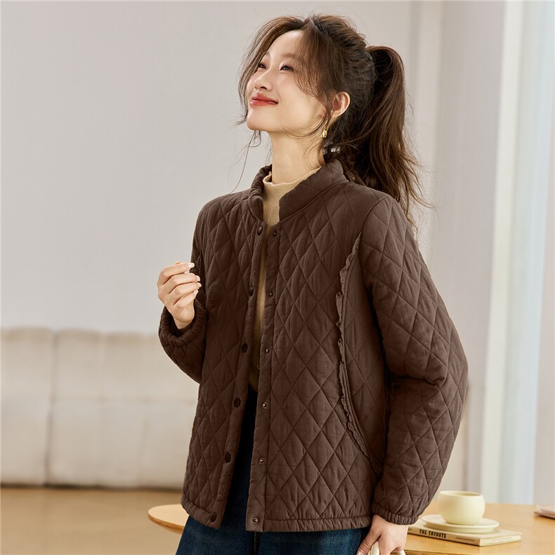 叶笙衣82586立领棉衣,女装棉衣/棉服,叶笙衣