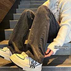 XZ616秋冬季新款设计感毛边牛仔裤TY983M-5XLP55控68，男装牛仔裤，星座512A（原616）