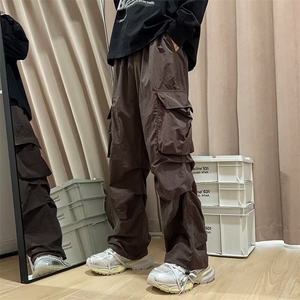日系高街痞帅休闲长裤夏季多口袋降落伞休闲工装裤现货 K7249-P36图片