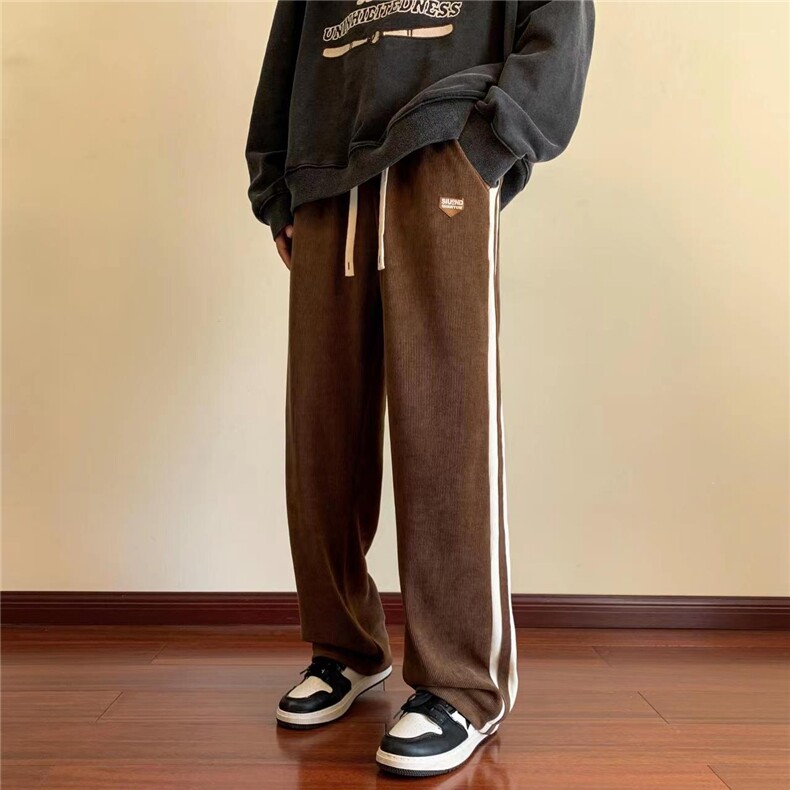 新款时尚休闲潮男百搭宽松裤,男装休闲裤,四季星座218-1