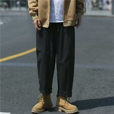 秋季日系复古cityboy工装裤男高街ins潮流阔腿灯笼裤K4537-P30，男装休闲裤，星座512-2