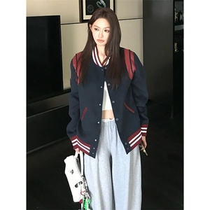 美式复古百搭男女秋冬季新款学院风韩系高街潮流棒球服外套潮图片