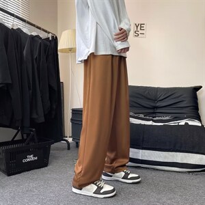 218-1-P35-CKZ98潮男时尚宽松休闲百搭裤图片