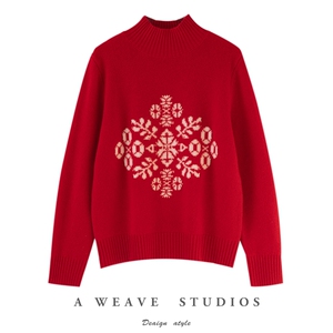 2025年秋季时尚百搭通勤简约休闲雪景，女装羊毛衫，佰米娇羊绒