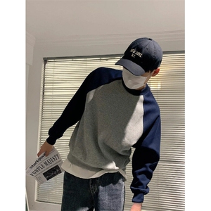 新款 高质量cleanfit有版型简约百搭修身无帽卫衣 W1116图片