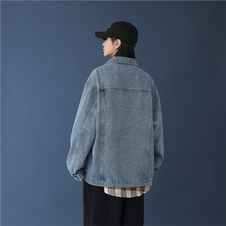 jk829-p65-限价88港风大码肥仔牛仔外套大皂潮牌ins宽松夹克,男装工装外套,星座116