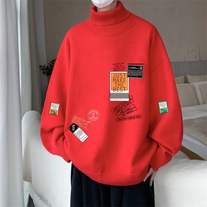控68高领毛衣男士大码内搭毛线衣男 GM45121-P45加绒款-P65图片