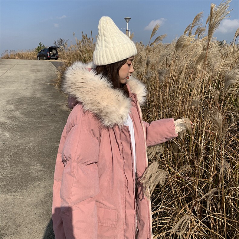 款现货柒柒家大毛领2色棉衣女M69,女装棉衣/棉服,柒柒家