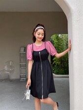 【现货】休闲连衣裙，女装连衣裙，巴黎魅影