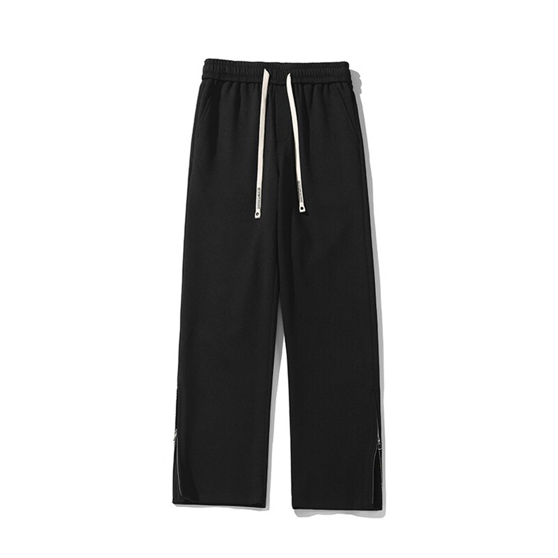 2025春季新款内景大码美式拉链直筒卫裤M-5XHK24050-P50,男装休闲裤,电商A022