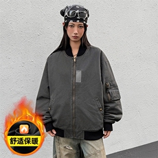 重磅美式水洗做旧工装秋冬新款夹克棉衣外套436-997-P125178，男装夹克，电商A436