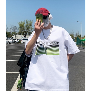 403-TX01-P35 控48 260克重磅双纱纯棉短袖T恤图片