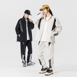 现货三防二开情侣冲锋衣套装户外登山服DSA157B-TZ563-P120可分拆图片