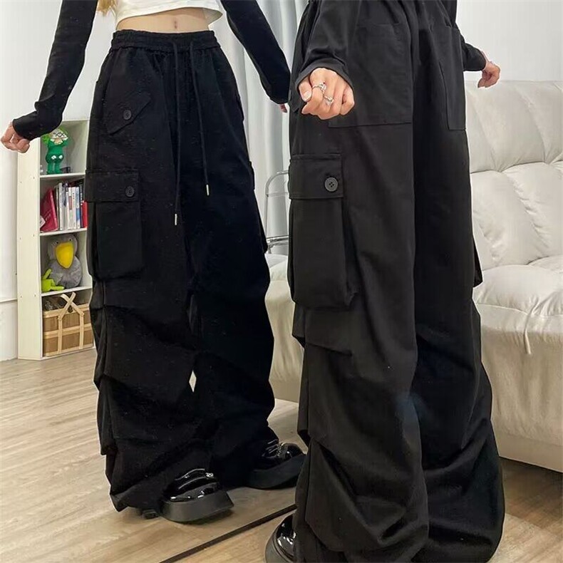 伞兵哈伦工装冲锋裤男女时尚vibe户外登山运动大口袋休闲直筒,男装休闲裤,星座218-1（原230）