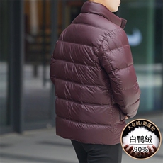 新标90白鸭绒超轻零感羽绒服面包服羽绒服短款外套（高品质），男装羽绒服，星座301B-2（原A443-1）