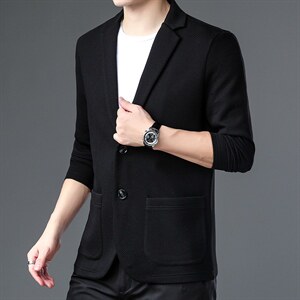 DN21QW003男士2023秋新款长袖西服休闲外套单西修身小西装P153图片