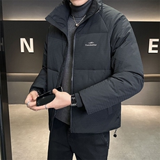 2024新款男士立领羽绒服帅气冬装防寒保暖外套B240-YR28865-P175，男装羽绒服，电商B240