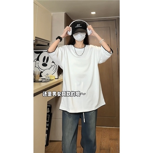 xZ116-T188-p20-控39M-5XL抖音拼接OVERSIZE 短袖二开恤夏季大码图片