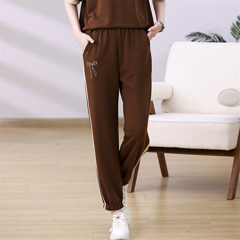时尚宽松显瘦女式休闲裤舒适百搭高腰长裤日常穿搭必备单品,女装休闲裤,叶笙衣
