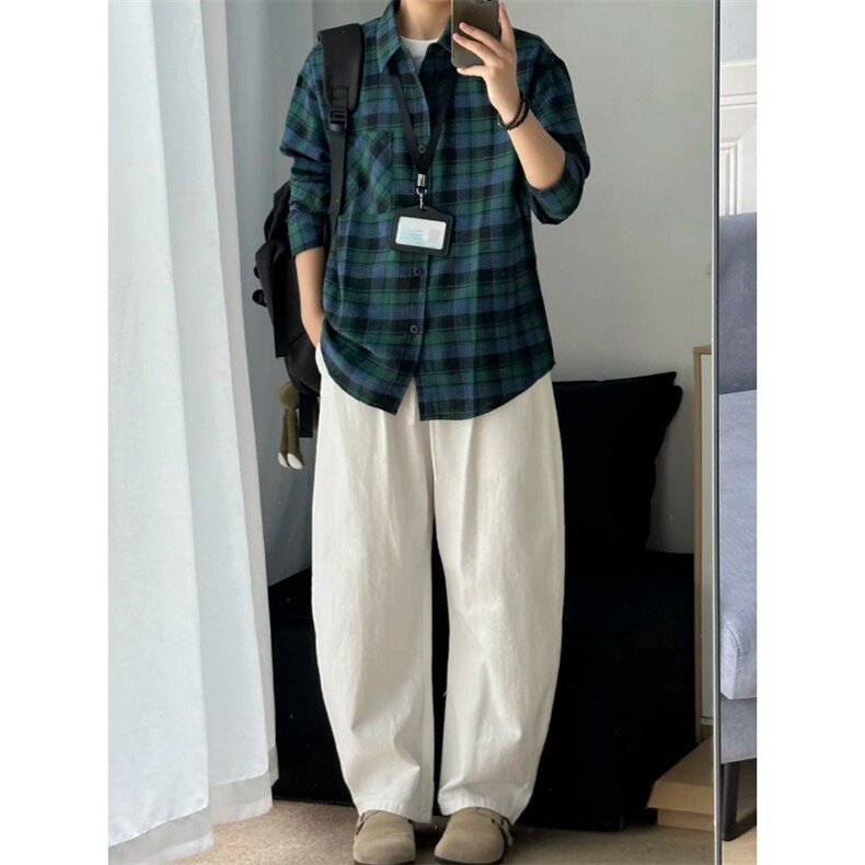 长袖格子衬衫1302-GC48-P35成分100棉,男装衬衫,星座1302