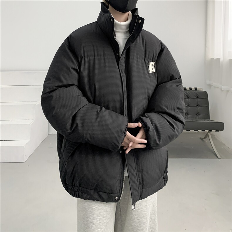 冬季新款机理感暗条纹立领棉衣加厚棉袄MY237-P105控148抖音控168,男装棉衣,电商B370