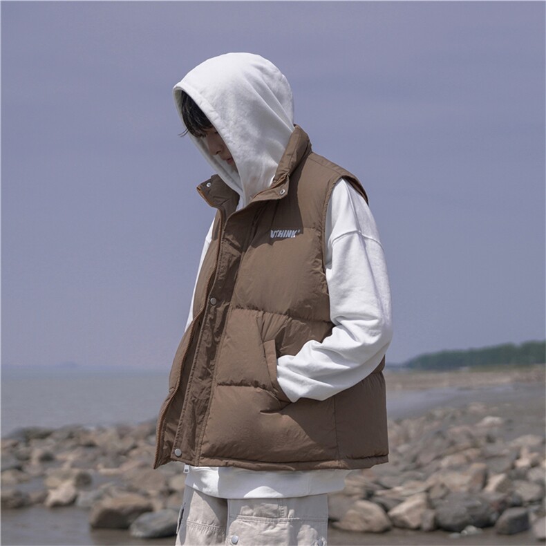 高品质cityboy冬季宽松大码棉马甲背心外套A0173002P85,男装背心/马甲,电商A017