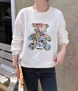 【现货】秋冬刺绣太空卫衣,女装卫衣/绒衫,卡多多