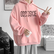 已注册/400高克重磅华棉秋内景宽松连帽卫衣男/P加绒P50，男装卫衣，电商B316