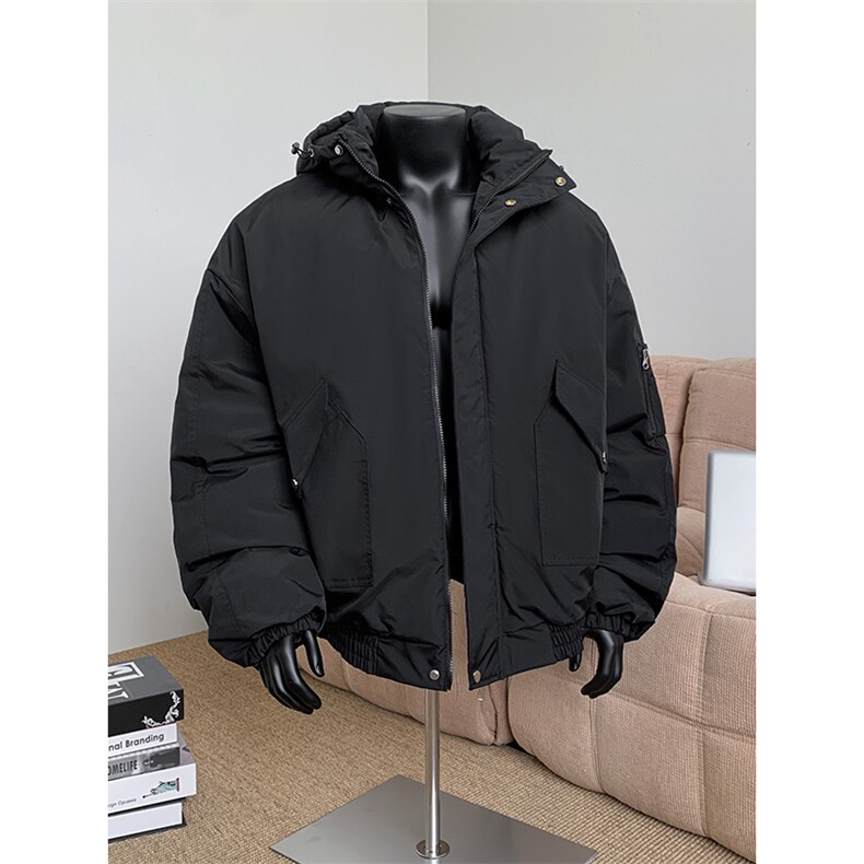 棉服男冬季新款港风宽松连帽棉衣MF9006-P90,男装棉衣,星座214-3