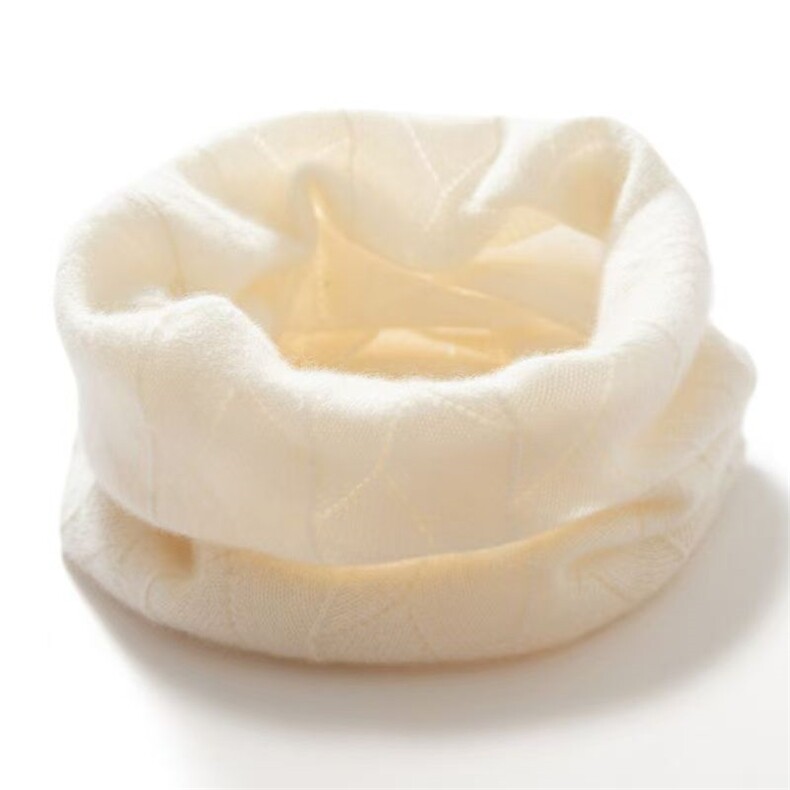 2024秋冬新款100%纯澳毛保暖针织围巾男女加厚护颈围脖套头脖套，围巾，胜酷羊绒