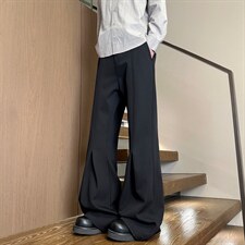 XZ616春季重磅复古老钱破缝修身微喇工褶休闲西裤K26012特P35，男装西裤，星座512A（原616）