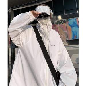连帽户外防晒外套男女夏季轻薄透气vintage美式冲锋衣服FS76-p36图片
