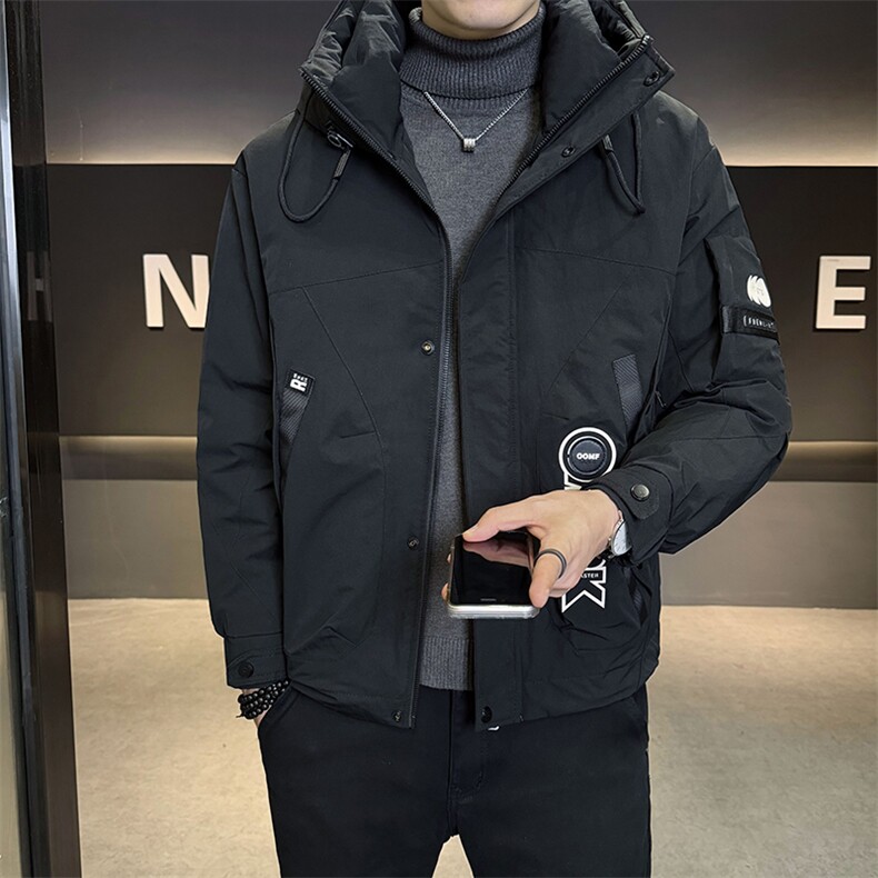 标白鸭绒冲锋衣羽绒服男士2025冬季新款外套B240-YR9816-P235,男装夹克,电商B240