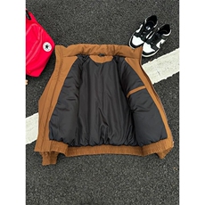 现货美式高街休闲棉衣夹克三防立领纯色户外工装加厚棉服外套，男装夹克，电商A486