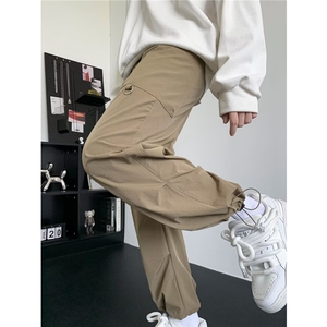 美式机能伞兵工装裤男运动宽松阔腿休闲裤直筒冲锋速干CK94-P38图片