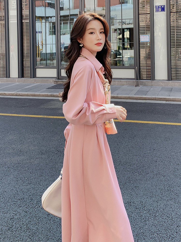 【新品】现货衬衫连衣裙搭配丝巾浙宝276-7702-P125-K188,女装连衣裙,浙宝276（原081）