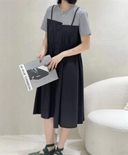 2022夏季假两件连衣裙，女装连衣裙，雷洛奇丽